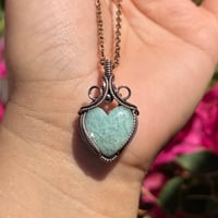 Image 2 of Amazonite Heart 🩵