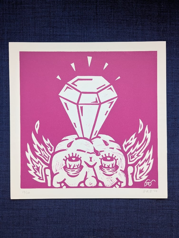 Untitled linocut #30
