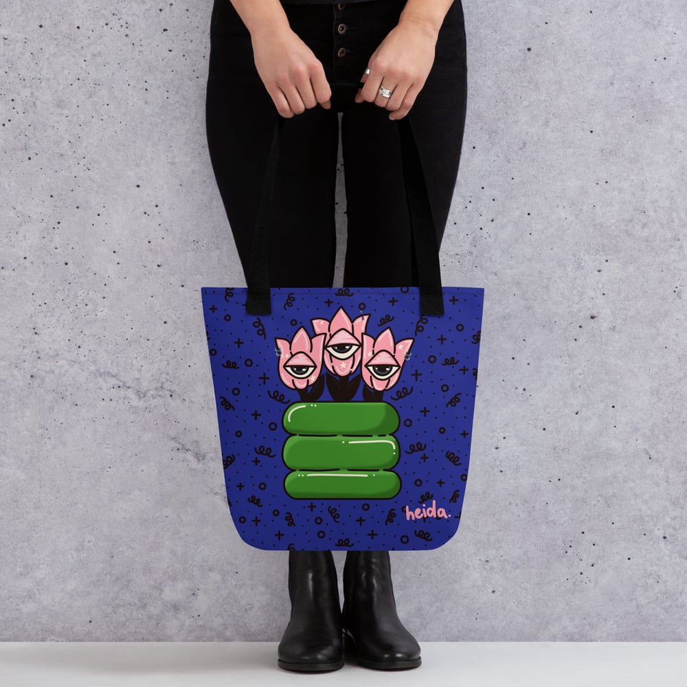 Image of Pink Tulips Tote bag