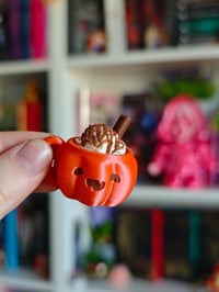 Image 4 of Clickers calabazas Halloween naranjas 