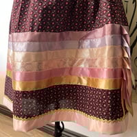 Image 2 of Maroon floral Ribbonskirt