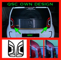 Image 1 of Vw Up Rear Light Facelift Effect Sticker Trim Kit 