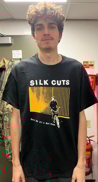 Silk Cuts lp cover black tshirt