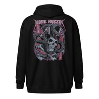 Image 1 of Kore Skull heavy blend zip hoodie