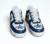 Image 1 of Custom Dallas Cowboys Nike Air Force One 