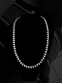 8mm Sterling Silver Pearls