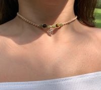 Image 3 of Spiral beaded choker