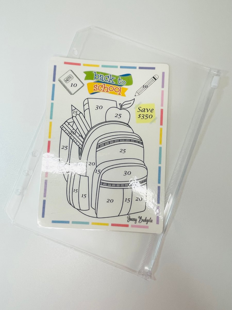 Image of Back 2 School Color n Save Challenge 