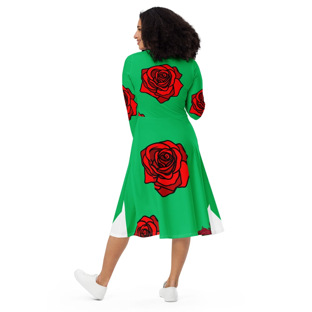 ZEN EXP - Rose Red Spring dress