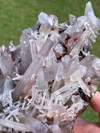 Image 6 of Specularite Quartz Points Cluster #1784