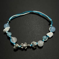 Image 1 of Adjustable Blue Turtle Bracelet