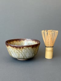 Image 5 of Matcha Chawan with Carvings, in Ash