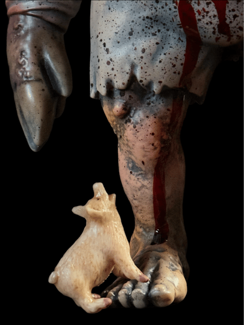 Image of Disemboweled SwineHead