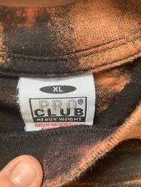 Image 2 of 'Burning II' Screenprinted Bleached Tee Oneshot