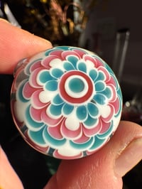 Image 4 of Blushing in Teal Hollow Pendant