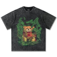 Image 1 of Men's Money Bear Graphic Short Sleeve T-Shirt