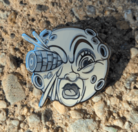 Image 2 of A Trip To The Moon Enamel Pin