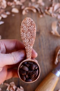 Image 8 of Falling Oak Leaves Coffee Scoop 