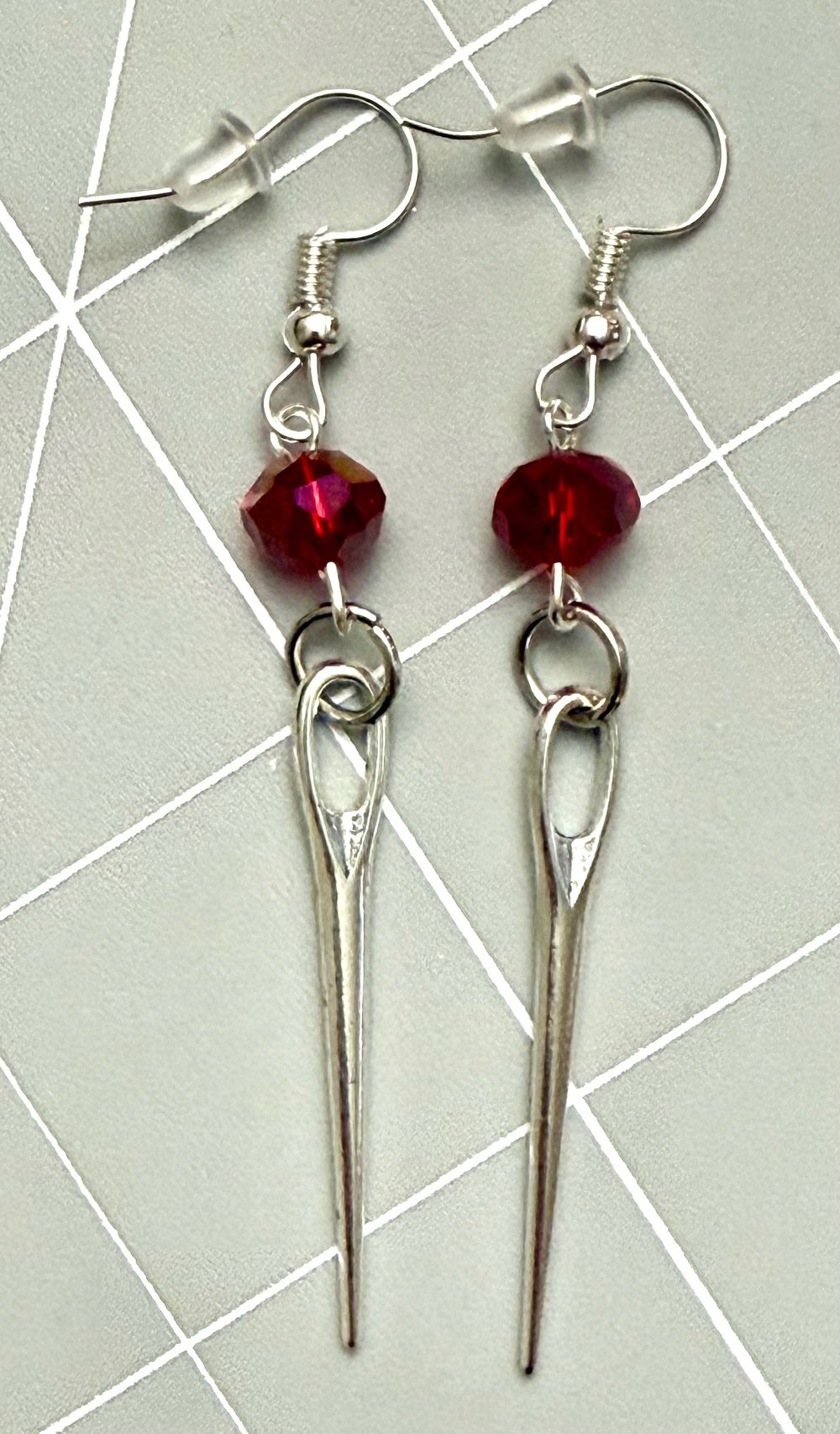 Image of Sewing Needle Earrings