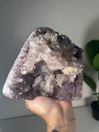 Image 6 of ICY AMETHYST CLUSTER WITH CUSTOM STAND -BRAZIL-