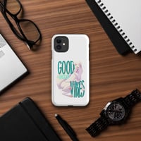 Image 2 of Tough Case for iPhone® - Fox w/ Good Vibes 