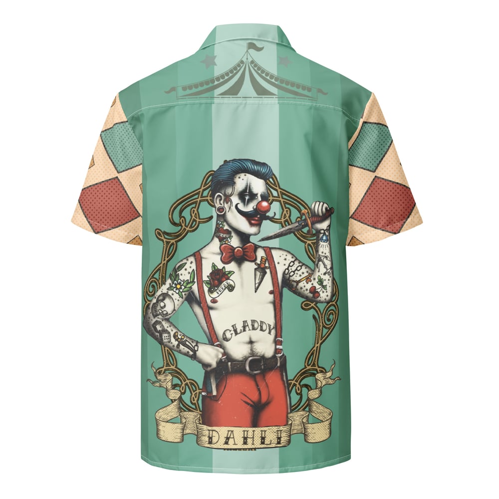 Mint Pin-Up Dahli Unisex Button Down