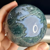 Image 4 of Moss Agate Sphere (20C)