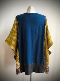 Image 4 of Upcycled “Stevie Nicks Tour 2016/2017” kantha quilt poncho