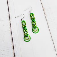 Image 3 of Ombre Byzantine Earrings