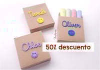 Image 1 of Caja de tizas XL personalizada .