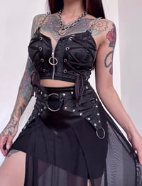 Image 5 of XS/S Snake Mesh Maxi Skirt (ready tos ship)