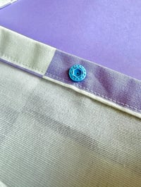 Image 3 of Sac Lavender Check en coton 