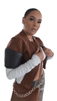 Image 3 of Chi Winter Patchwork Jacket