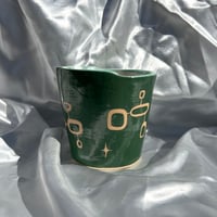Image 3 of Green & Aqua SM Travel Cup