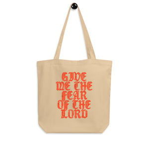 Image of Y/A "Fear of the Lord" Eco Tote Bag