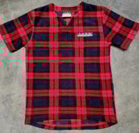 hunting and fishing red tartan print fleece tshirt (10y)