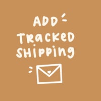 DOMESTIC TRACKED SHIPPING: upgrade to TRACKED shipping for your sticker orders! 