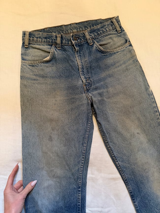 70s Levi's bellbottom denim jeans 684 flares 