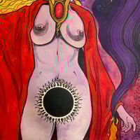 Image 2 of  Lair of Babylon Original Watercolor Painting 
