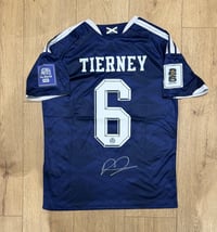 Image 1 of Signed Kieran Tierney Scotland Shirt