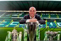 Signed Scott Brown Celtic FC 10x8. Picture