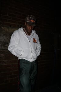 Image 1 of Marquee R Waffle Knit Hoodie