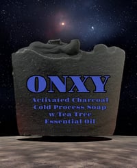 Image 2 of "ONYX" Activated Charcoal Cold Process Soap w/Tea Tree Essential Oil 