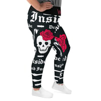 Image 3 of WILD Dead Inside Yoga Plus Size Leggings