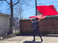 Image 3 of Priesthood worship flags - Love of Christ(red) Child