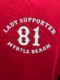 Image 2 of Lady Skull Rose Red  Tank 