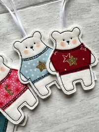 Image 8 of Christmas Jumper Polar Bear Decoration 