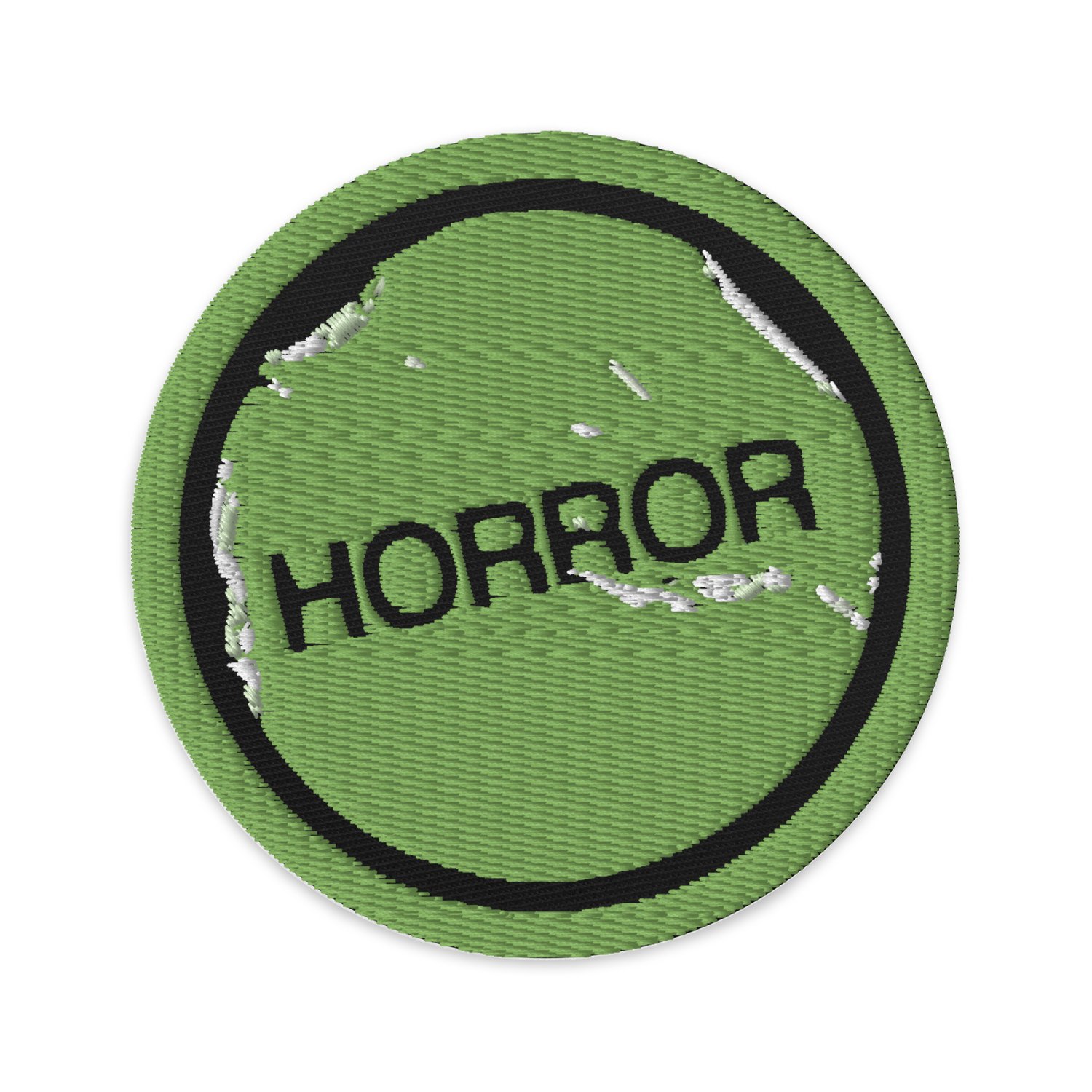 Image of HORROR embroidered patch
