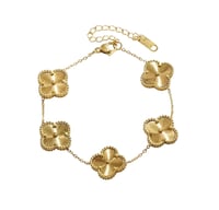 Gold Clover Bracelet 