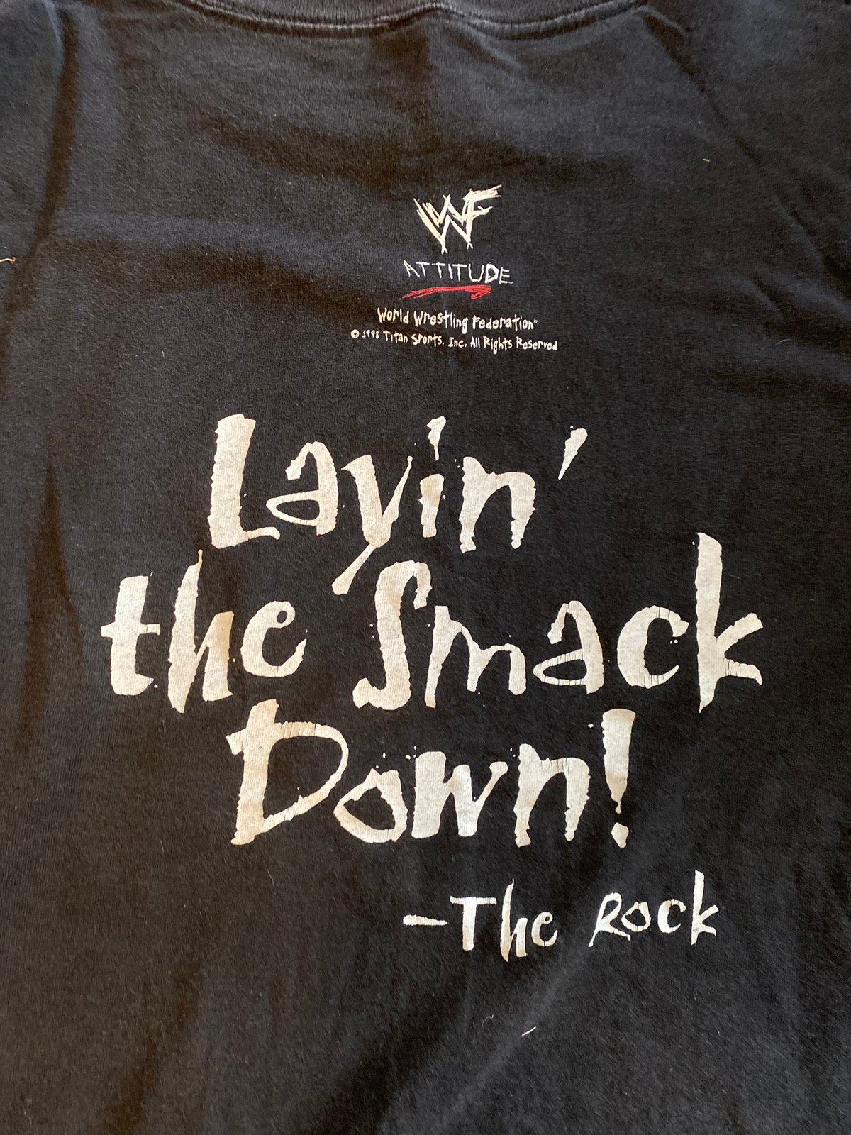 Vintage hotsell WWF The Rock Shirt